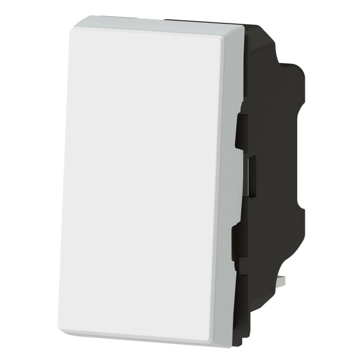 Interrupteur Ou Va-Et-Vient 10Ax 250V~ Mosaic Easy-Led 1 Module - Blanc
