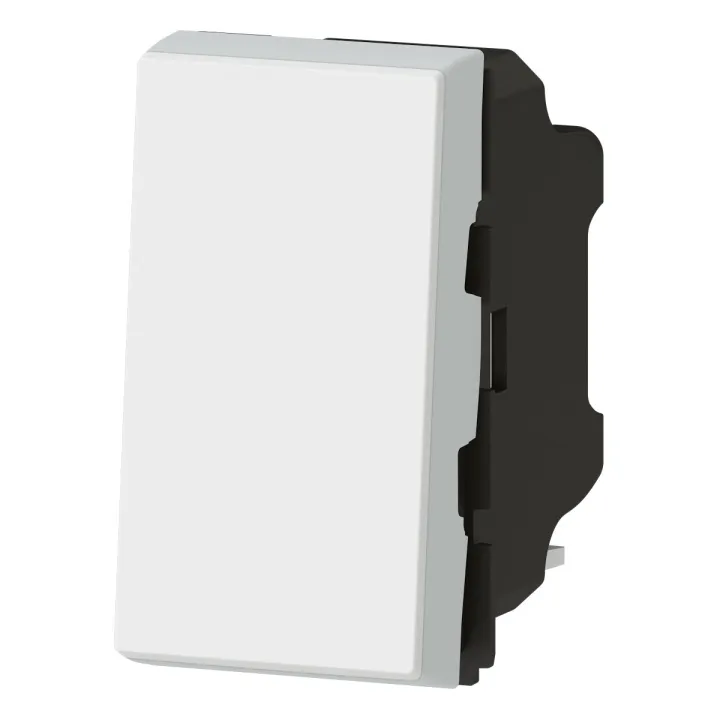 Interrupteur Ou Va-Et-Vient 10Ax 250V~ Mosaic Easy-Led 1 Module - Blanc