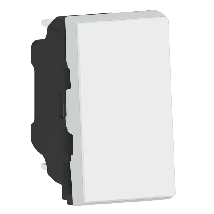 Interrupteur Ou Va-Et-Vient 10Ax 250V~ Mosaic Easy-Led 1 Module - Blanc