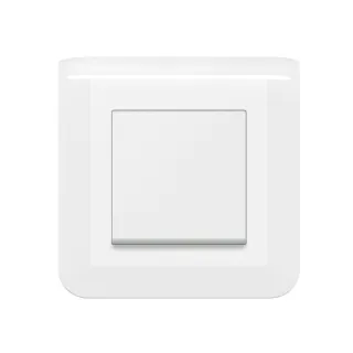 Interrupteur Ou Va-Et-Vient Mosaic 10A Blanc Complet Avec Plaque