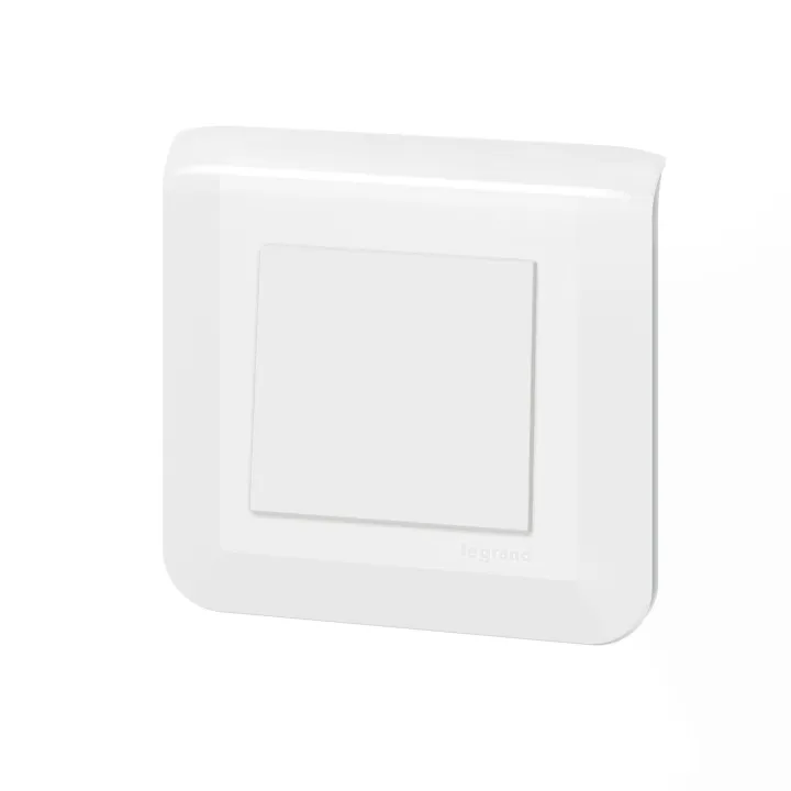 Interrupteur Ou Va-Et-Vient Mosaic 10A Blanc Complet Avec Plaque