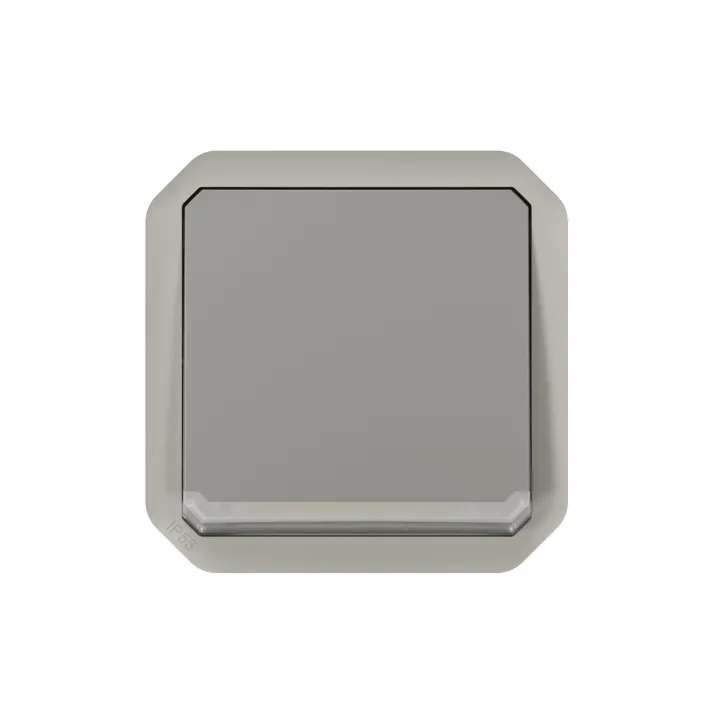 Interrupteur Ou Va-Et-Vient Témoin 10Ax 250V Plexo Composable Gris