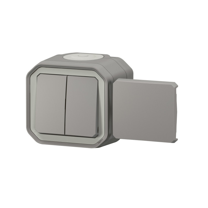 Transformeur réversible Plexo complet saillie gris