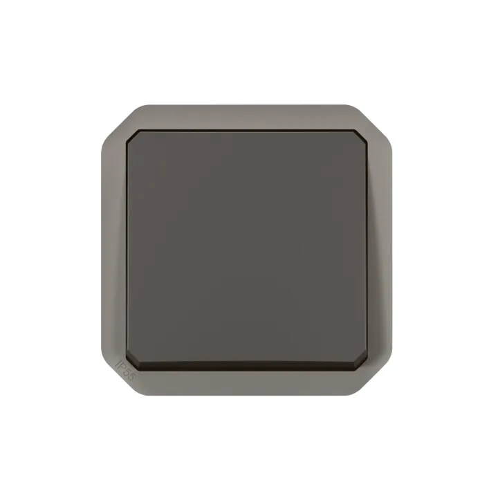 Interrupteur Ou Va-Et-Vient 10Ax 250V Plexo Composable Anthracite