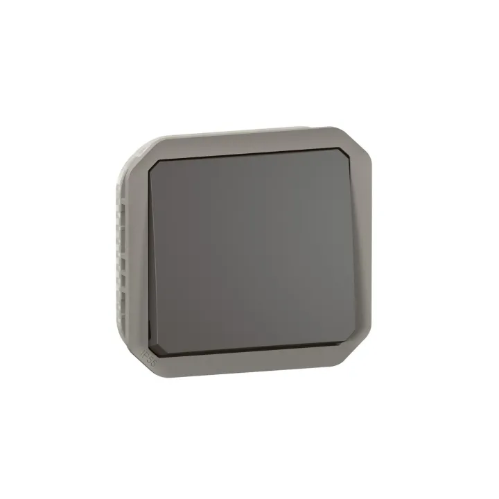 Interrupteur Ou Va-Et-Vient 10Ax 250V Plexo Composable Anthracite