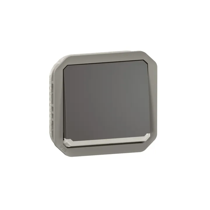Interrupteur Ou Va-Et-Vient Témoin 10Ax 250V Plexo Composable Anthracite