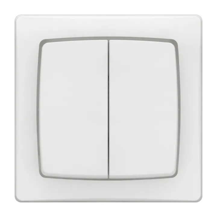 Transformeur Double Appareillage Saillie Complet Blanc