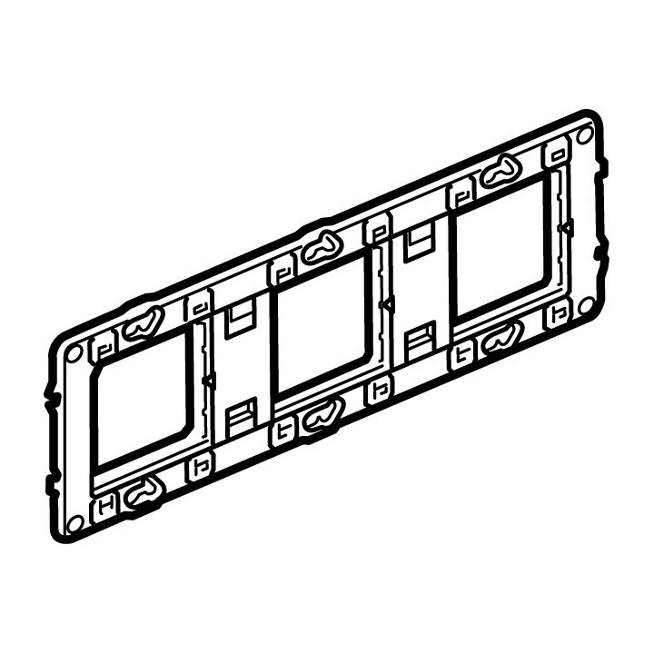 Support À Vis Pour Mosaic , Céliane Ou Soliroc Pour 3 Postes Ou 6 À 8 Modules