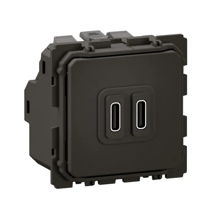 Prise Double Chargeur Usb Céliane Type-C 20W Power Delivery - Borne Automatique