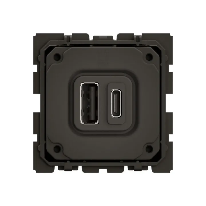 Prise 2Usb Céliane Type-A + Type-C 15W - Bornes À Vis