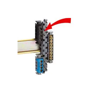 Support Universel Pour Monter Tous Borniers Sur Rail Symétrique Ou Asymétrique