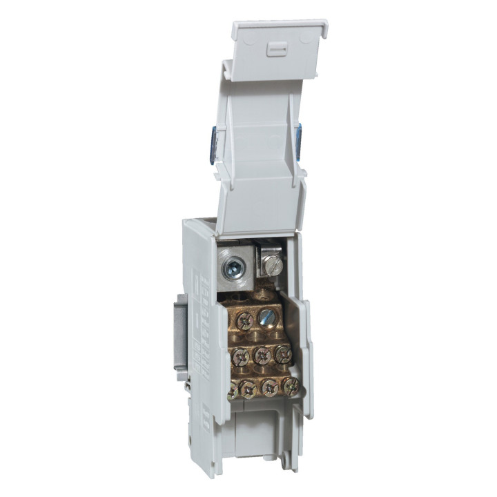Répartiteur Associable 1P 250A 11 Connexions Max Par Barreau - 2 Modules Din