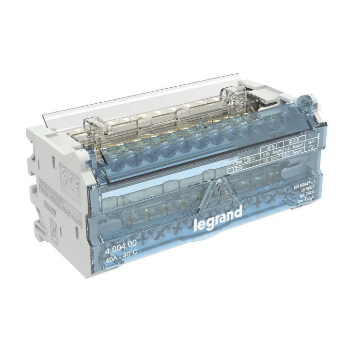 Répartiteur Modulaire 2P - 40A - 6 Modules