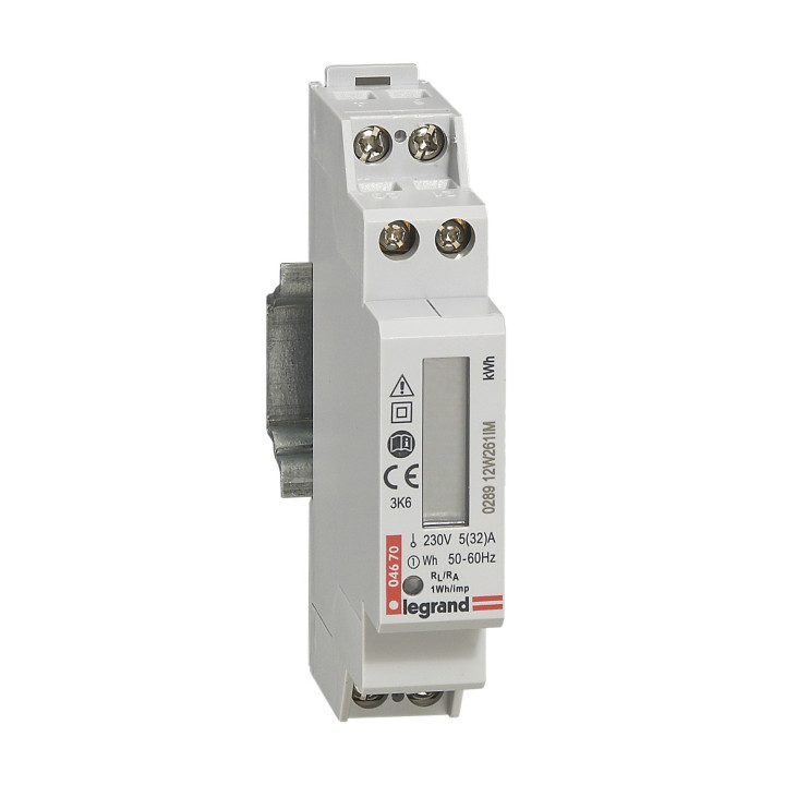 Compteur Monophasé Emdx³ Non Mid Racc Direct 32A Sortie Impulsions - 1 Module