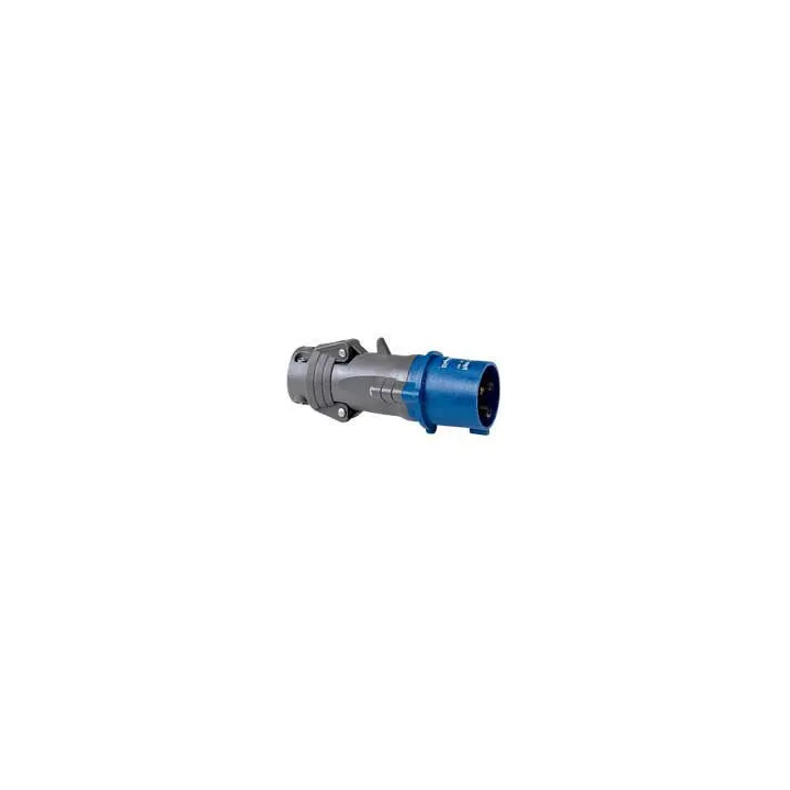 Fiche Mobile Droite Hypra Ip44 32A - 200V~ À 250V~ - 2P+T - Plastique