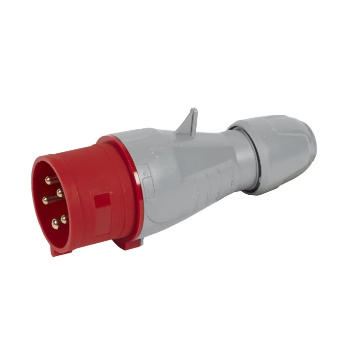 Fiche Mobile Droite P17 Ip44 32A - 380V~ À 415V~ - 3P+N+T