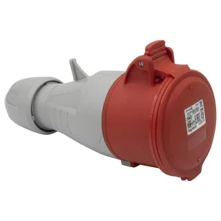 Prise Mobile P17 Ip44 32A - 380V~ À 415V~ - 3P+N+T