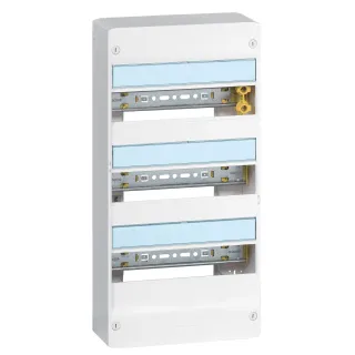 Coffret Drivia 13 Modules 3 Rangées Ip30 Ik05 - Blanc Ral9003