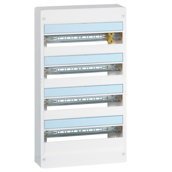 Coffret Drivia 18 Modules 4 Rangées Ip30 Ik05 - Blanc Ral9003