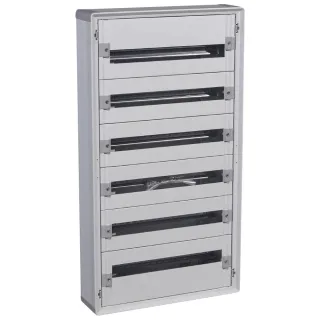 Coffret Distribution Isolant Xl³160 Tout Modulaire 6 Rangées - 144 Modules