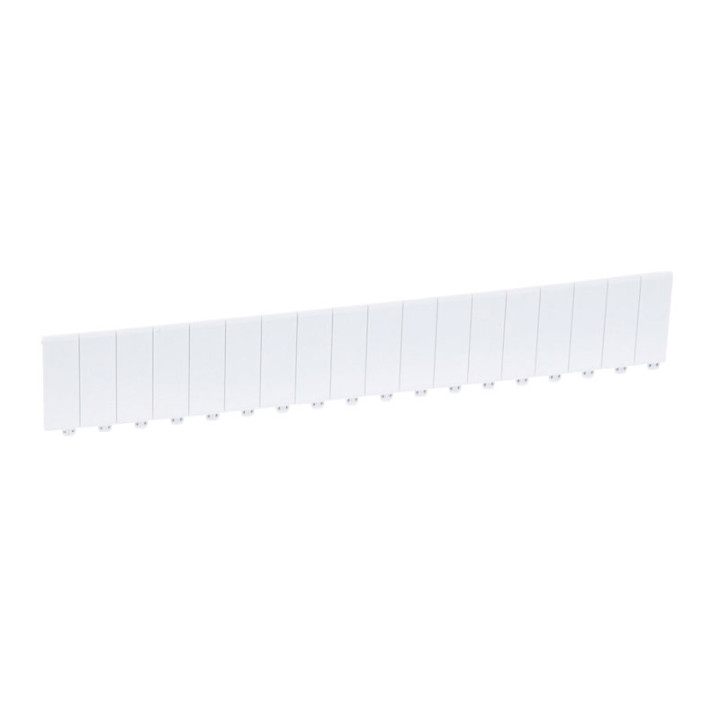 Obturateur - 18 Modules -Finition Blanc Ral9003