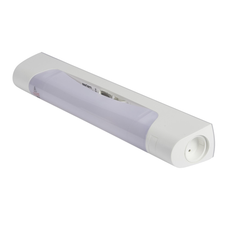 Applique Prismaline Avec Prise Rasoir À Équiper De Tube S19