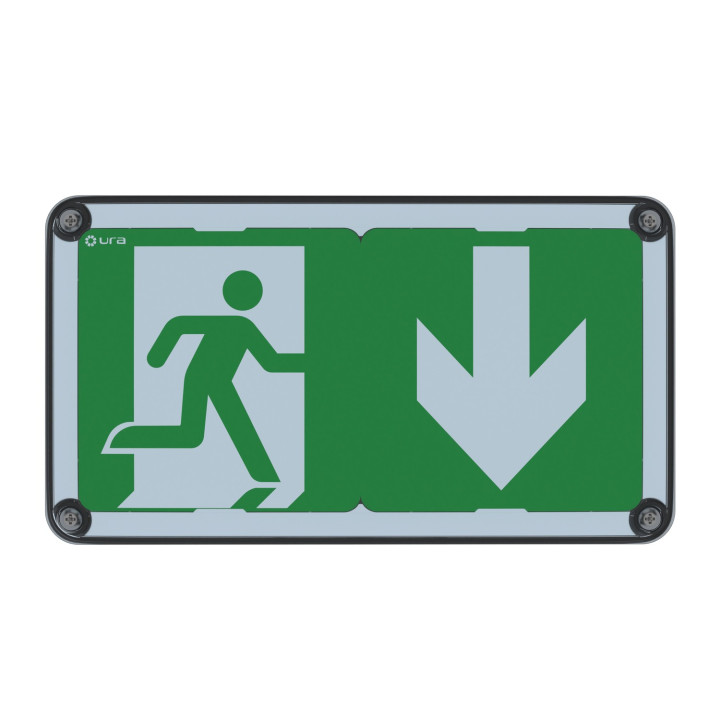 BAES Uraproof V Évacuation SATI 45lm/1h IP66 IK10