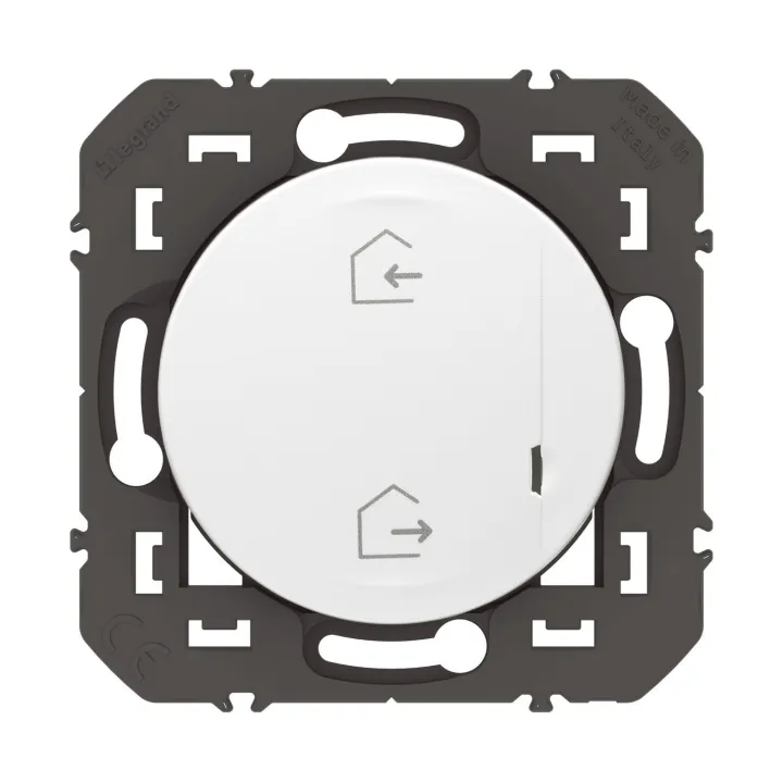 Commande Sans Fils Départ/Arrivée Dooxie With Netatmo Sans Plaque Blanc