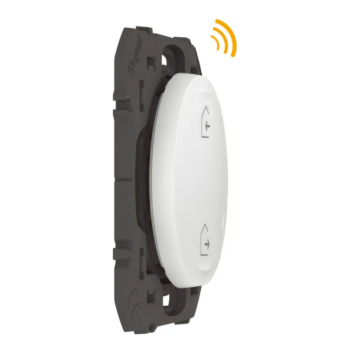 Commande Sans Fils Départ/Arrivée Dooxie With Netatmo Sans Plaque Blanc