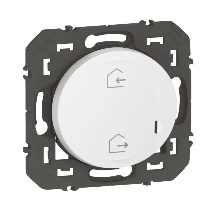 Commande Sans Fils Départ/Arrivée Dooxie With Netatmo Sans Plaque Blanc