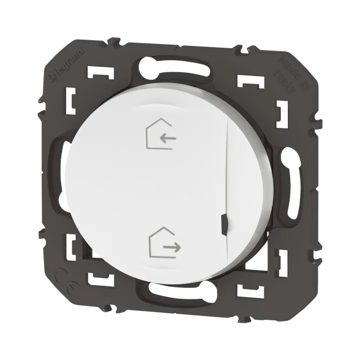 Commande Sans Fils Départ/Arrivée Dooxie With Netatmo Sans Plaque Blanc
