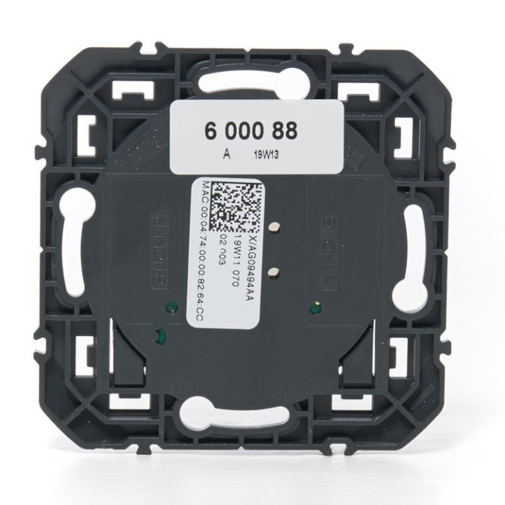 Commande Double Sans Fils Pour Éclairage/Prise Dooxie With Netatmo Sans Plaque Blanc