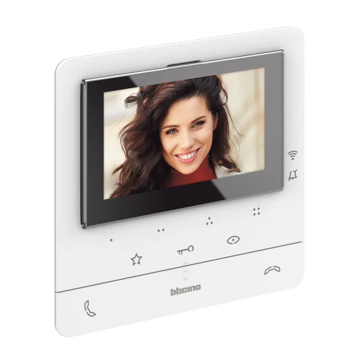 Poste Intérieur Écran 5Pouces Classe 100X Connecté + Boucle Inductive - Blanc