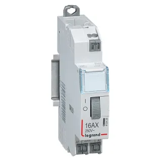 Télérupteur Standard À Bornes Auto 230V~- 1P - 250V~~ - 16A - 1F - 1 Module