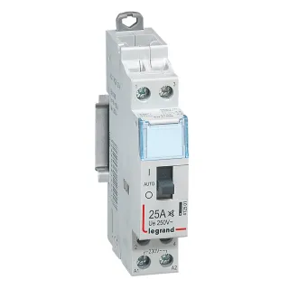 Contacteur Domestique Cx³ Silencieux Bobine 230V~ -2P 250V~ 25A 2F - 1 Module