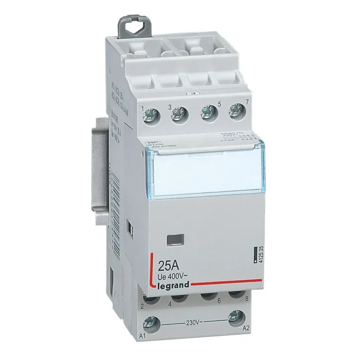 Contacteur De Puissance Bobine 230V~ - 4P - 400V~~ - 25 A - 4F - 2 Modules