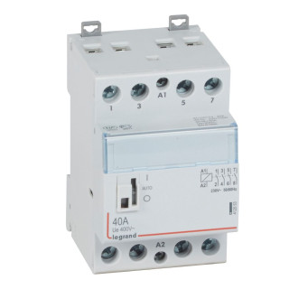 Contacteur De Puissance Cx³ Bobine 230V~ - 4P 400V~ - 40A - 4F - 3 Modules