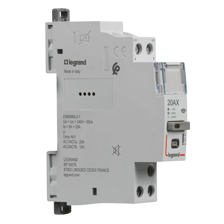 Contacteur Connecté Drivia With Netatmo Multifonction 1P 20Ax 230V~- 1 Module