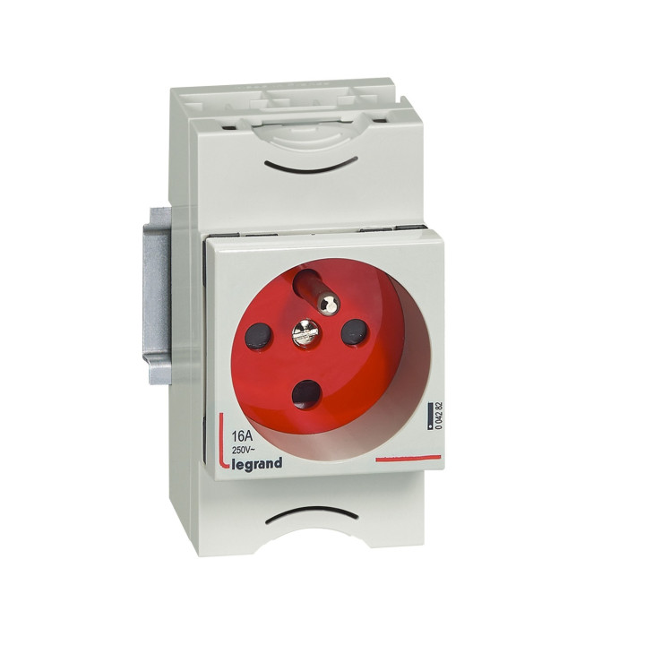 Prise Modulaire 10A À 16A 250V~ - 2P+T À Éclips Et À Détrompage - 2,5 Modules