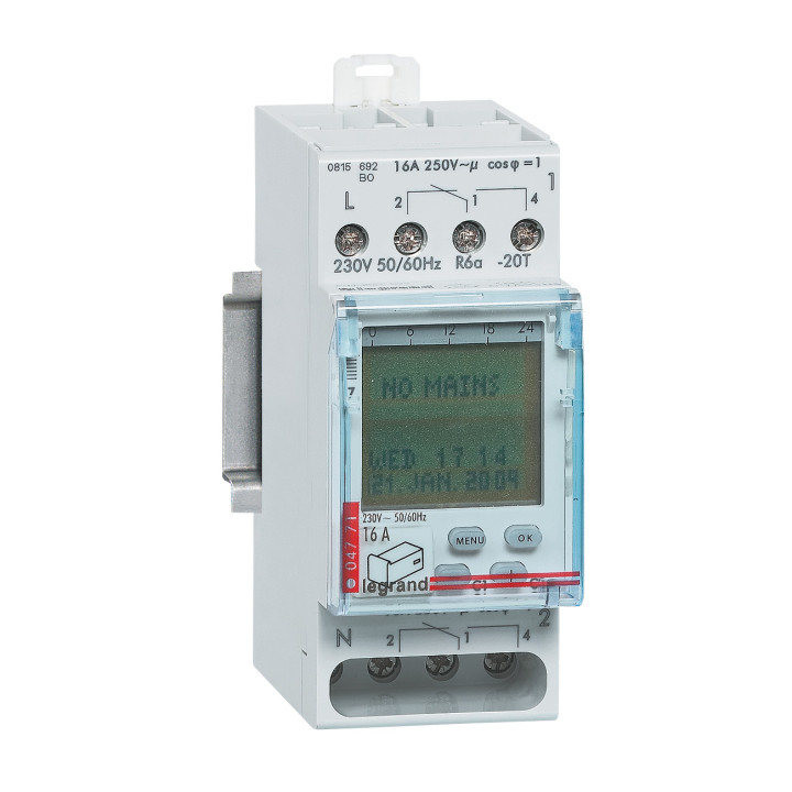 Horloge À Cadran Digital Automatique - Pour 2 Circuits - 2 Modules