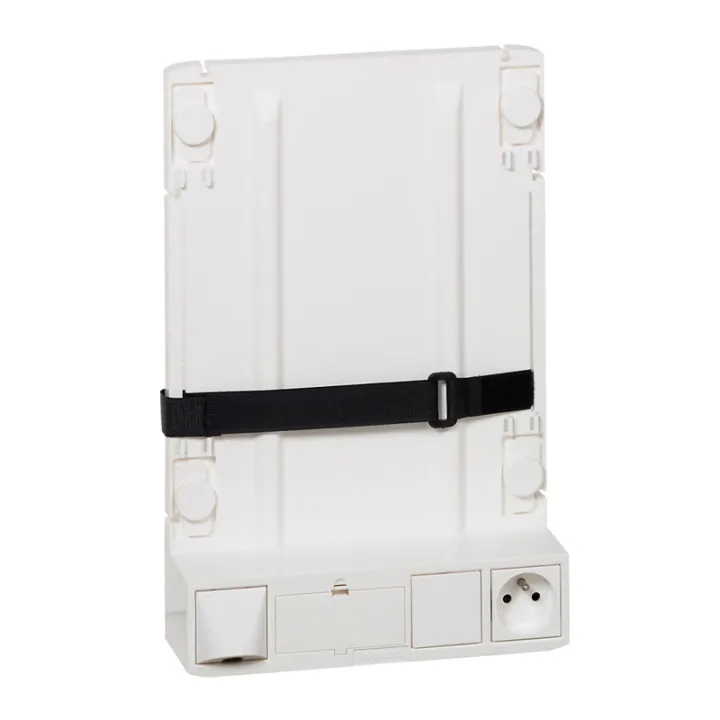 Support Box Opérateur Adsl/Fibre Avec 1X2P+T + 4 Cordons De Liaison Box/Coffret
