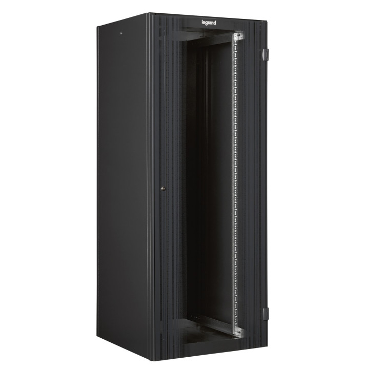 Baie 19pouces à porte avant simple livrée à plat Linkeo 42U -2026x800x800mm