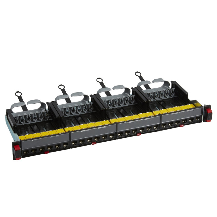 Panneau De Brassage Droit 19Pouces 1U Lcs³ Cat6A Avec 24 Connecteurs Rj45 Utp