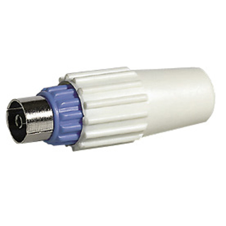 Fiche Télévision Coaxiale Normalisée Femelle Ø9,52Mm