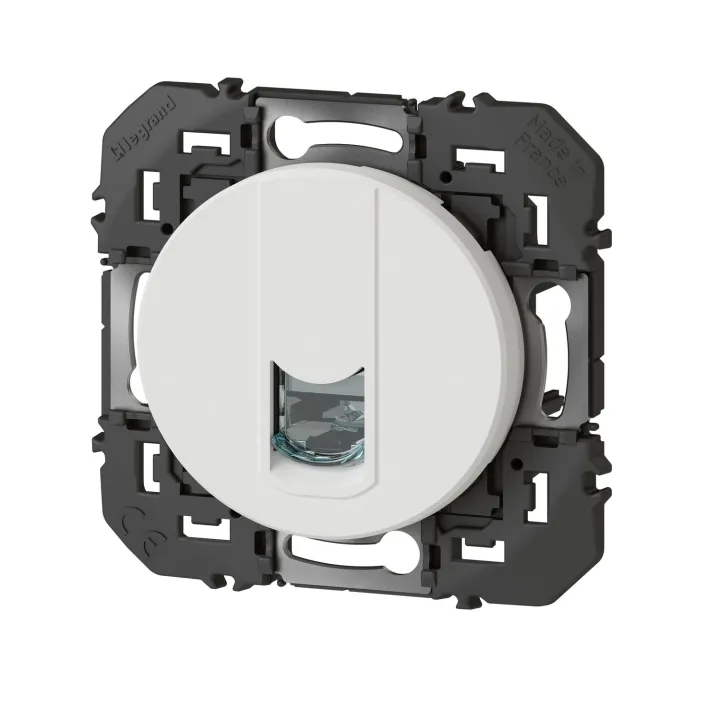 Prise Blindée Rj45 Catégorie 6 Ftp Dooxie Finition Blanc