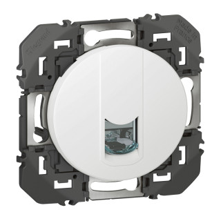 Prise RJ45 catégorie 6A STP dooxie finition blanc