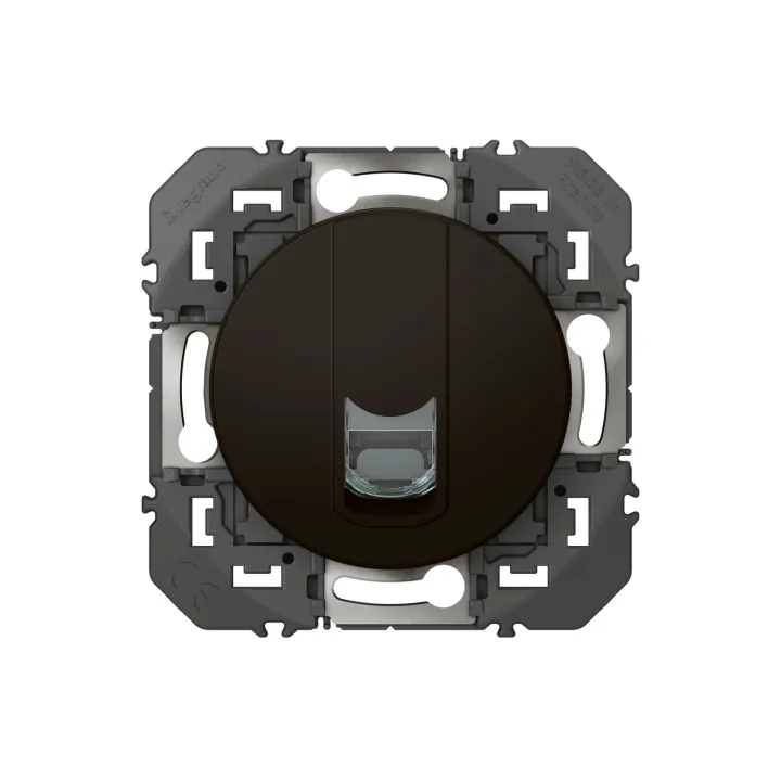 Prise Multimédia Rj45 Catégorie6 Stp Dooxie Composable Noir