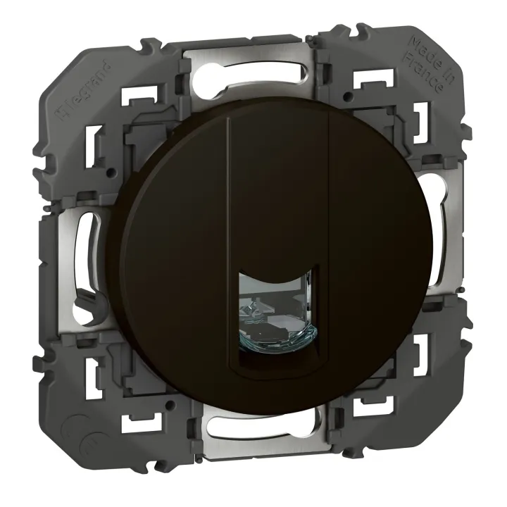 Prise Rj45 Catégorie 6A Stp Grade 3 Dooxie Finition Noir