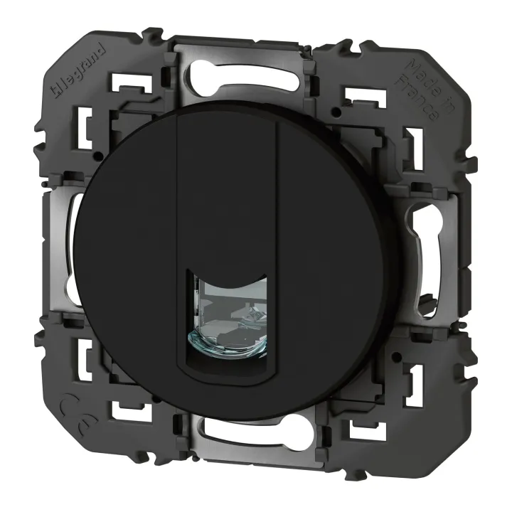 Prise Rj45 Catégorie 6A Stp Grade 3 Dooxie Finition Noir