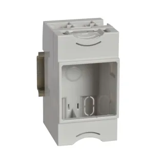 Support Universel Modulaire Pour Montage Appareillage Mosaic 2 Modules Sur Rail